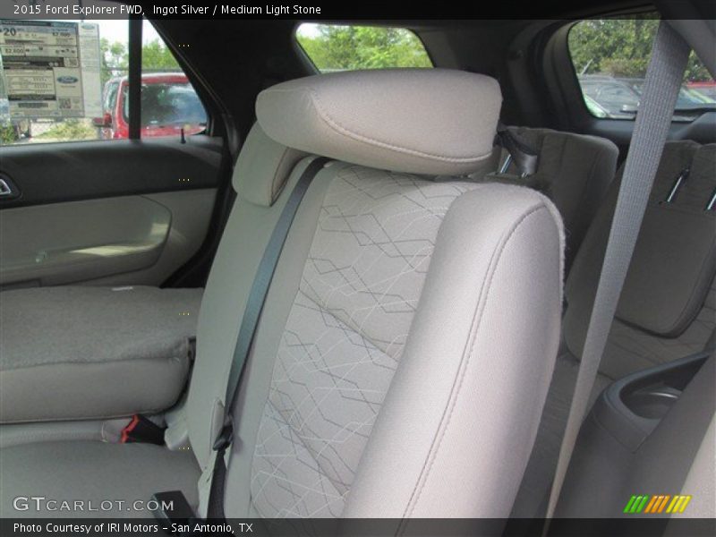 Ingot Silver / Medium Light Stone 2015 Ford Explorer FWD