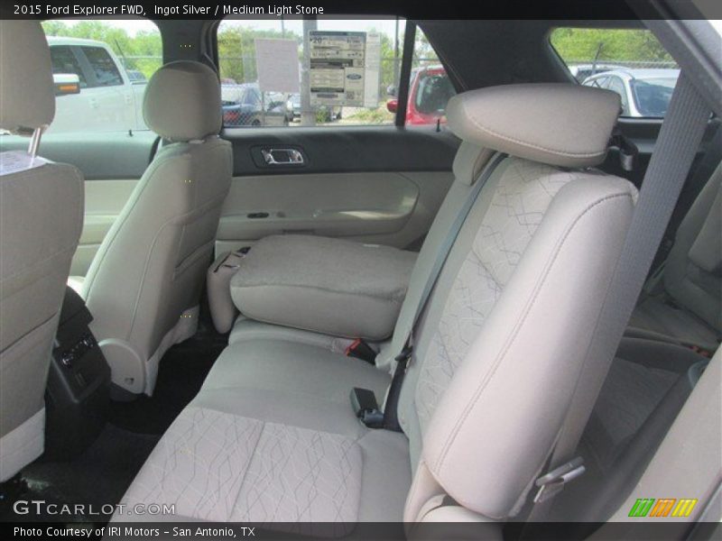 Ingot Silver / Medium Light Stone 2015 Ford Explorer FWD