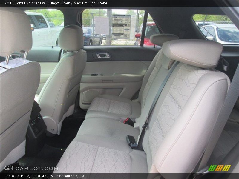 Ingot Silver / Medium Light Stone 2015 Ford Explorer FWD