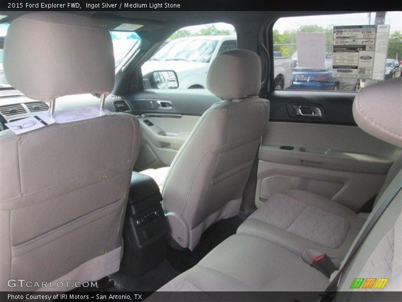 Ingot Silver / Medium Light Stone 2015 Ford Explorer FWD