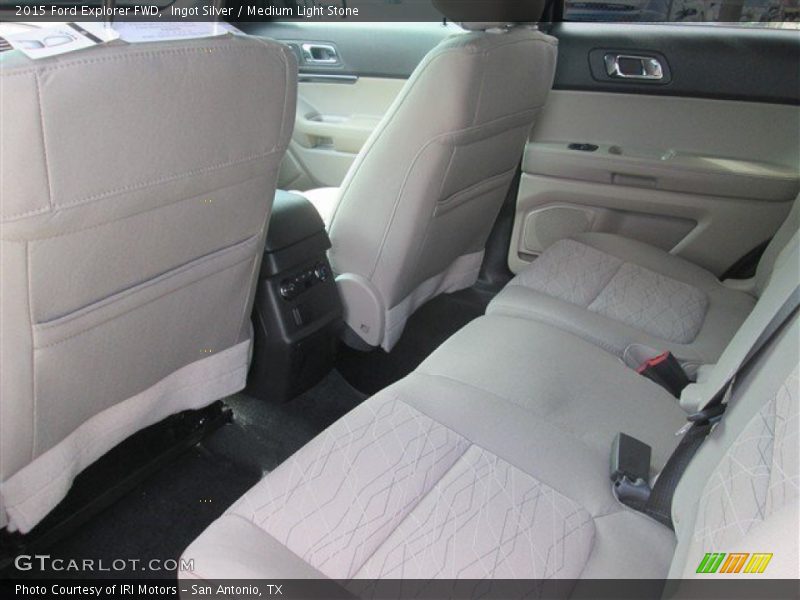Ingot Silver / Medium Light Stone 2015 Ford Explorer FWD