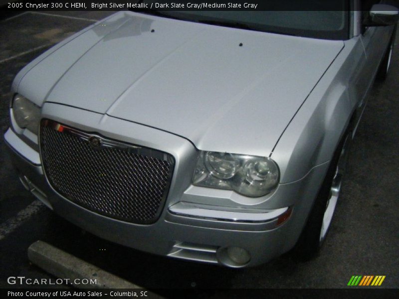 Bright Silver Metallic / Dark Slate Gray/Medium Slate Gray 2005 Chrysler 300 C HEMI