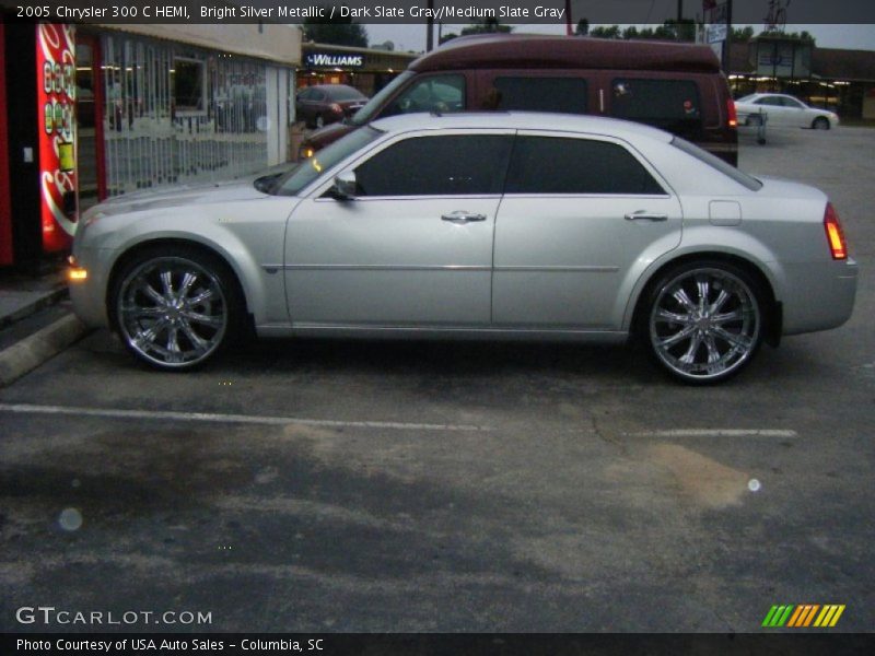 Bright Silver Metallic / Dark Slate Gray/Medium Slate Gray 2005 Chrysler 300 C HEMI