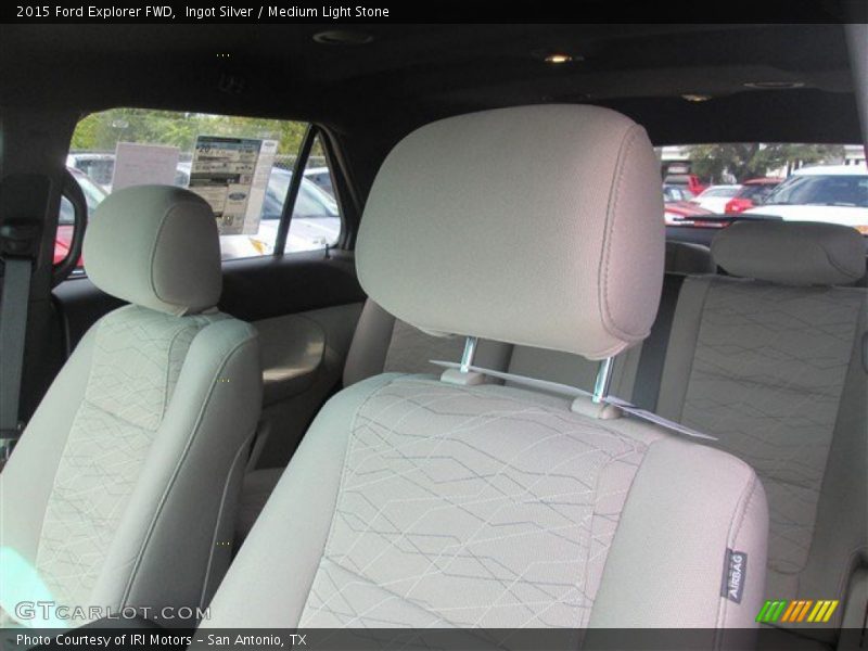 Ingot Silver / Medium Light Stone 2015 Ford Explorer FWD
