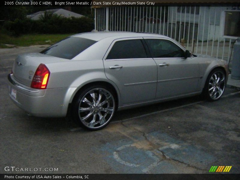 Bright Silver Metallic / Dark Slate Gray/Medium Slate Gray 2005 Chrysler 300 C HEMI