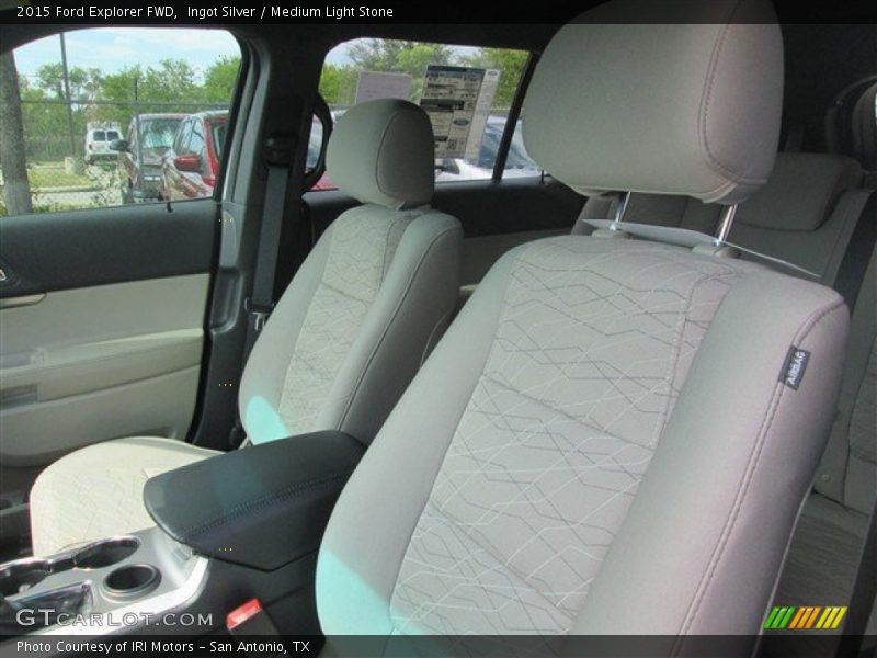 Ingot Silver / Medium Light Stone 2015 Ford Explorer FWD