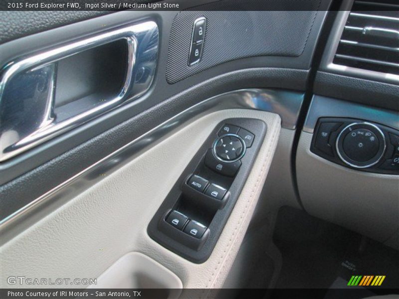 Ingot Silver / Medium Light Stone 2015 Ford Explorer FWD