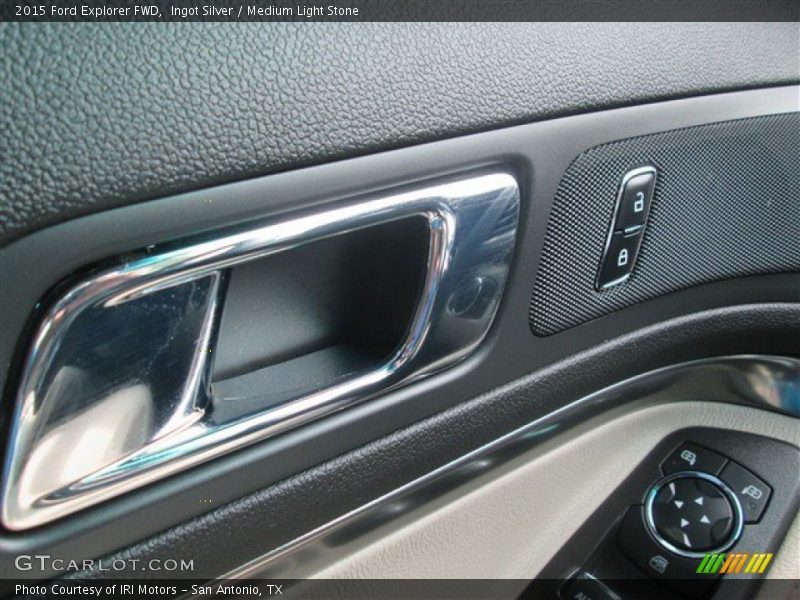 Ingot Silver / Medium Light Stone 2015 Ford Explorer FWD