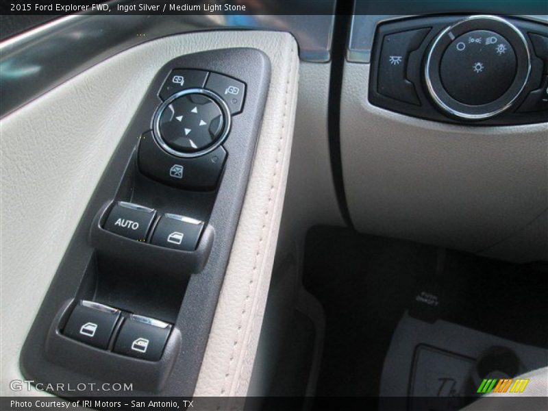 Ingot Silver / Medium Light Stone 2015 Ford Explorer FWD