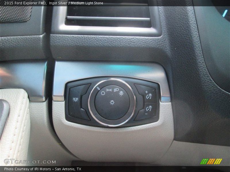 Ingot Silver / Medium Light Stone 2015 Ford Explorer FWD