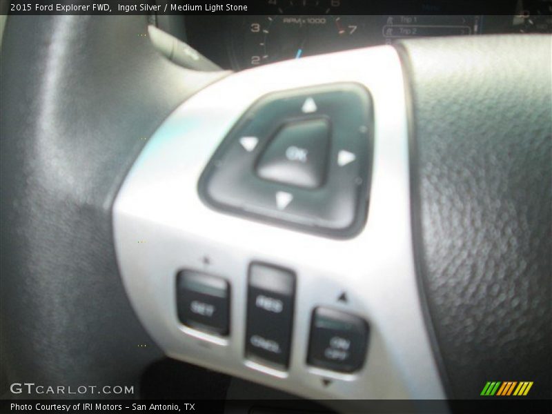 Ingot Silver / Medium Light Stone 2015 Ford Explorer FWD