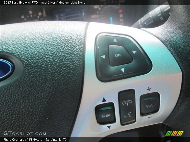 Ingot Silver / Medium Light Stone 2015 Ford Explorer FWD