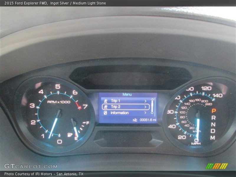 Ingot Silver / Medium Light Stone 2015 Ford Explorer FWD