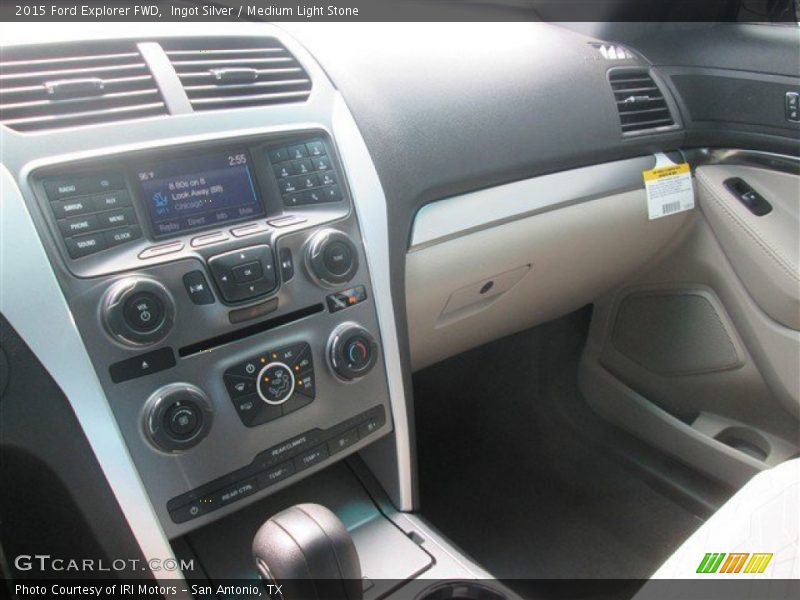 Ingot Silver / Medium Light Stone 2015 Ford Explorer FWD