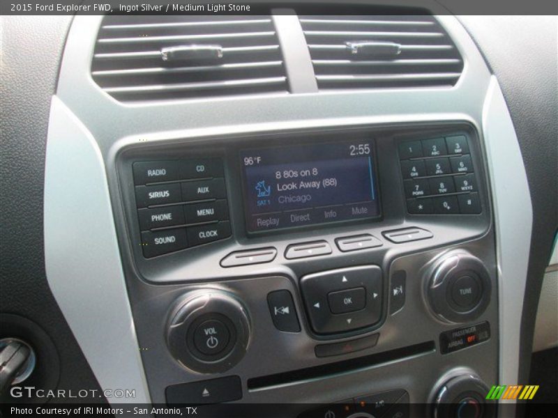 Ingot Silver / Medium Light Stone 2015 Ford Explorer FWD