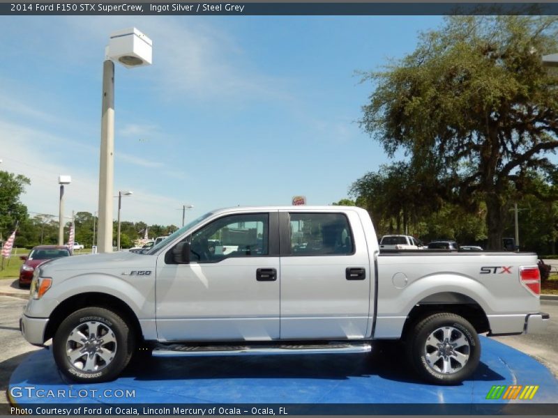 Ingot Silver / Steel Grey 2014 Ford F150 STX SuperCrew