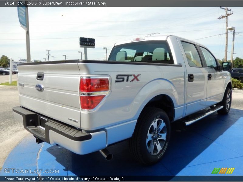 Ingot Silver / Steel Grey 2014 Ford F150 STX SuperCrew