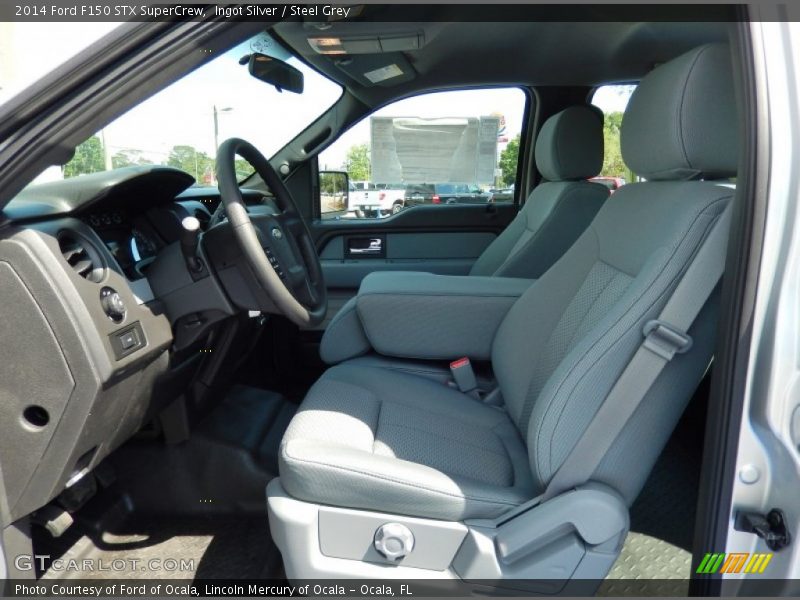Ingot Silver / Steel Grey 2014 Ford F150 STX SuperCrew