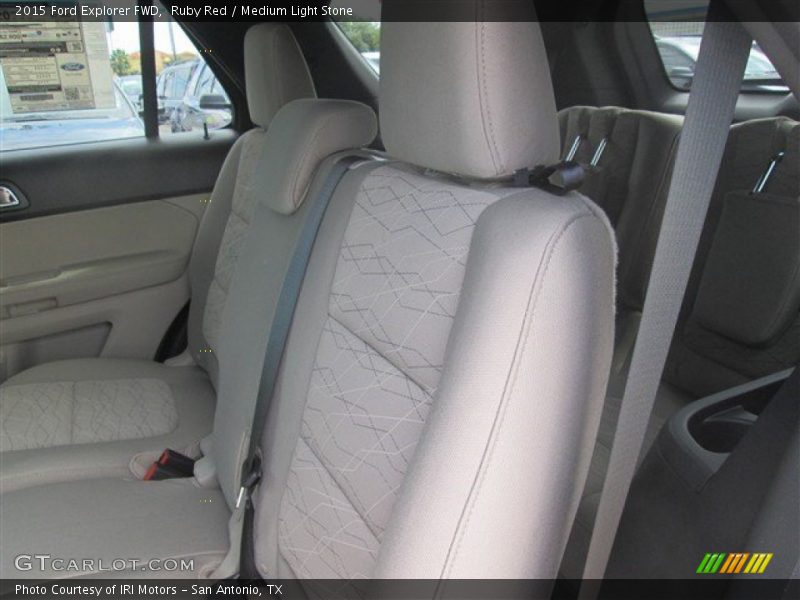Ruby Red / Medium Light Stone 2015 Ford Explorer FWD
