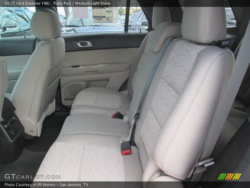 Ruby Red / Medium Light Stone 2015 Ford Explorer FWD