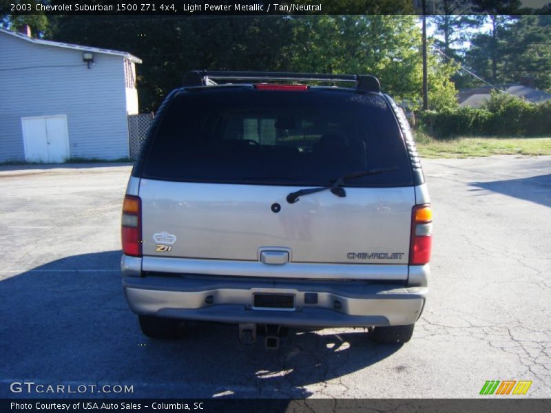 Light Pewter Metallic / Tan/Neutral 2003 Chevrolet Suburban 1500 Z71 4x4