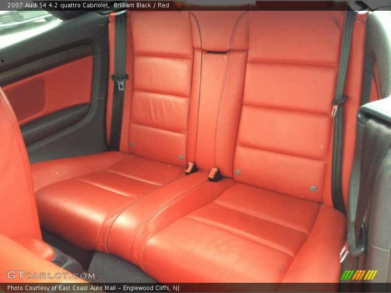 Brilliant Black / Red 2007 Audi S4 4.2 quattro Cabriolet