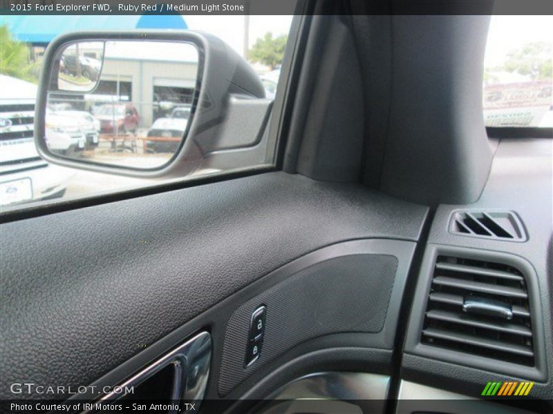 Ruby Red / Medium Light Stone 2015 Ford Explorer FWD