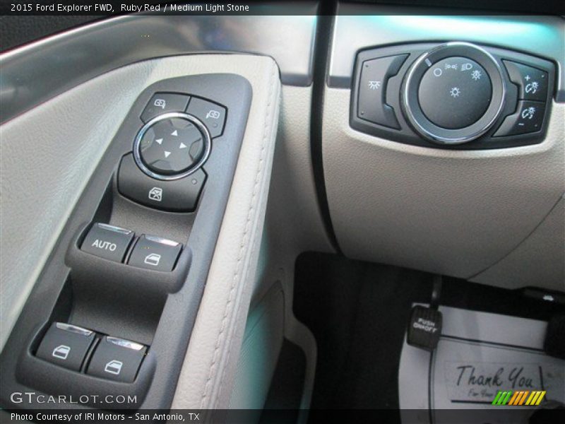 Ruby Red / Medium Light Stone 2015 Ford Explorer FWD