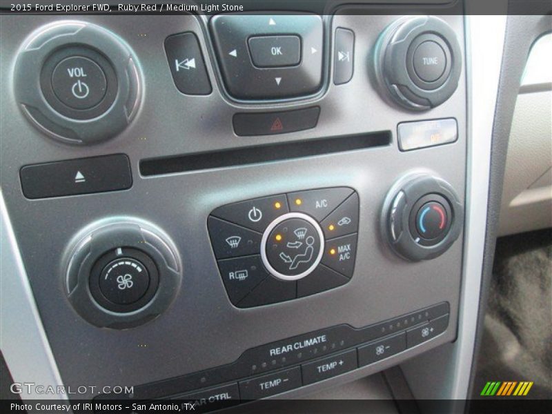 Ruby Red / Medium Light Stone 2015 Ford Explorer FWD