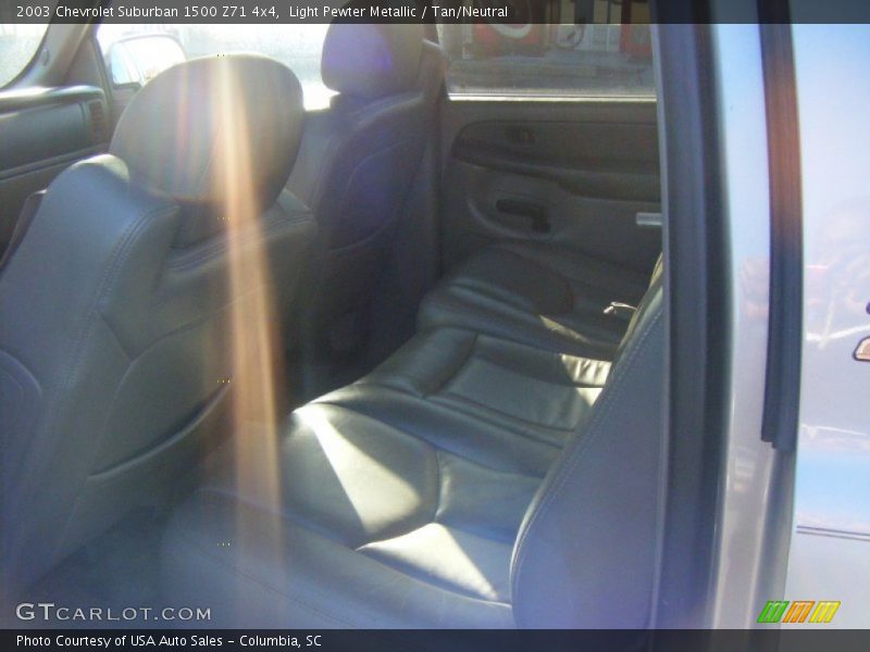 Light Pewter Metallic / Tan/Neutral 2003 Chevrolet Suburban 1500 Z71 4x4