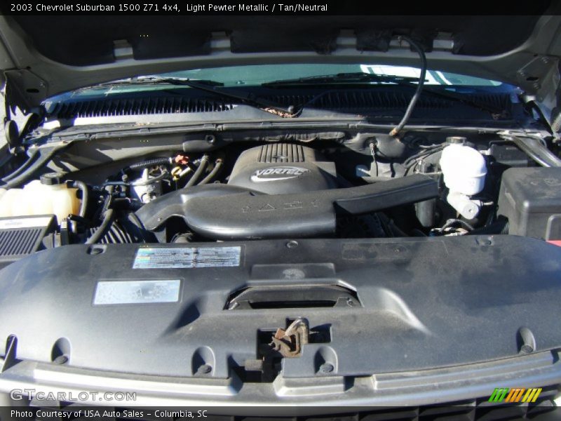 Light Pewter Metallic / Tan/Neutral 2003 Chevrolet Suburban 1500 Z71 4x4