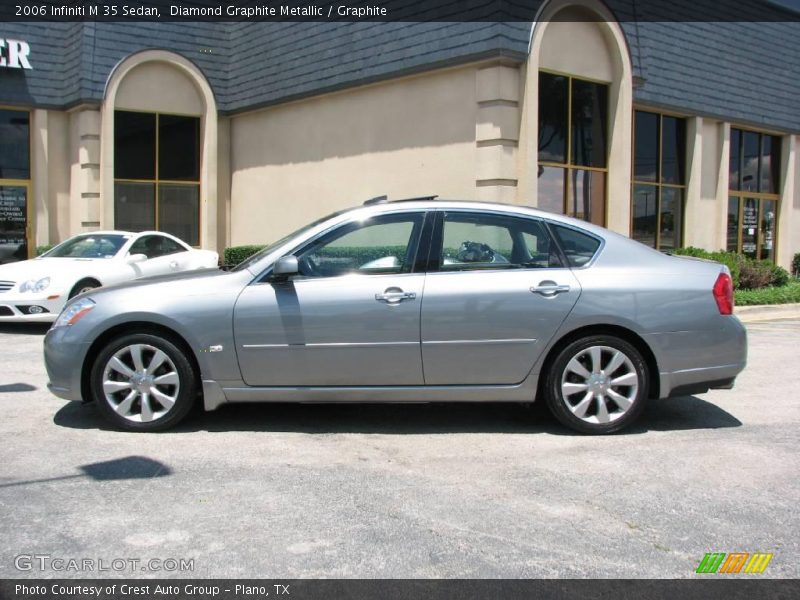 Diamond Graphite Metallic / Graphite 2006 Infiniti M 35 Sedan