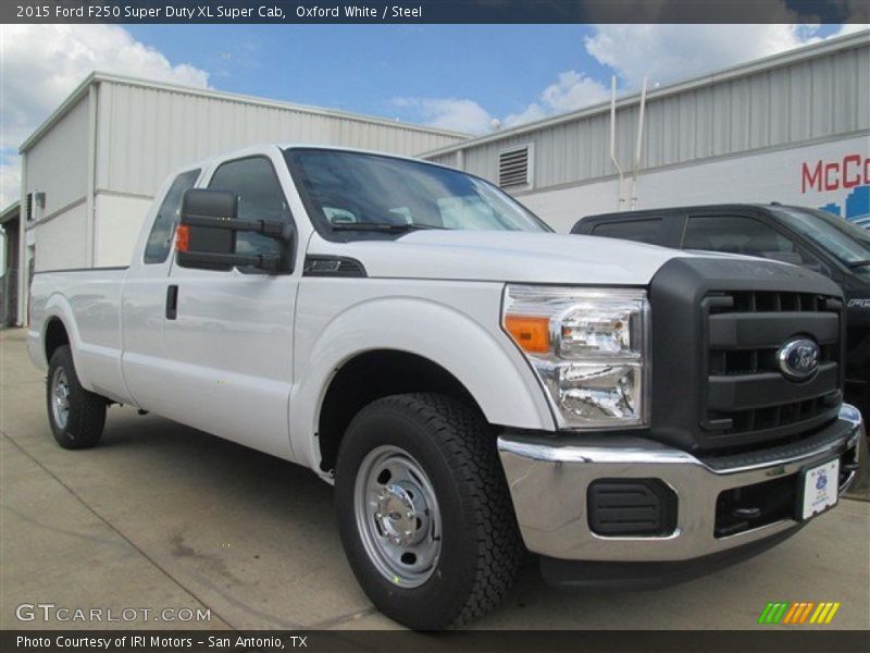 Oxford White / Steel 2015 Ford F250 Super Duty XL Super Cab