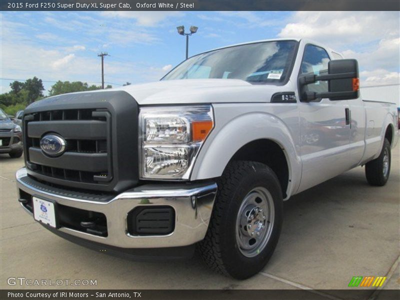Oxford White / Steel 2015 Ford F250 Super Duty XL Super Cab