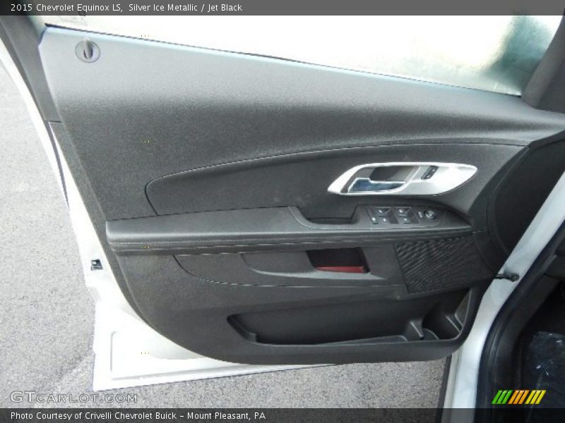 Silver Ice Metallic / Jet Black 2015 Chevrolet Equinox LS