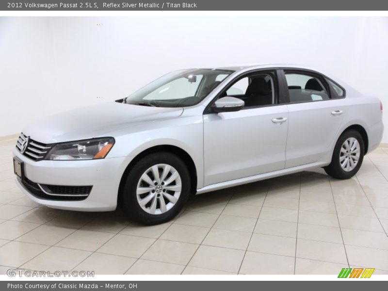 Reflex Silver Metallic / Titan Black 2012 Volkswagen Passat 2.5L S
