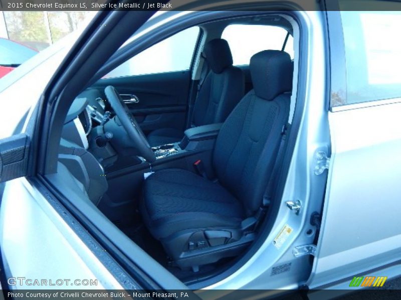 Silver Ice Metallic / Jet Black 2015 Chevrolet Equinox LS