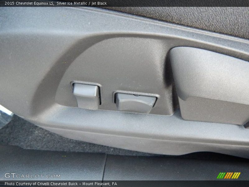 Silver Ice Metallic / Jet Black 2015 Chevrolet Equinox LS