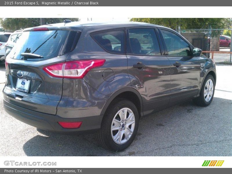 Magnetic Metallic / Charcoal Black 2015 Ford Escape S