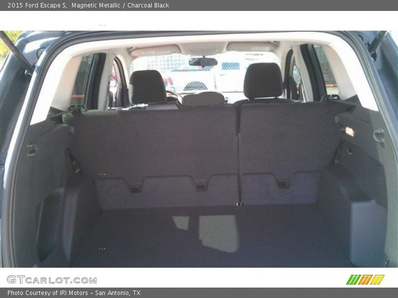 Magnetic Metallic / Charcoal Black 2015 Ford Escape S
