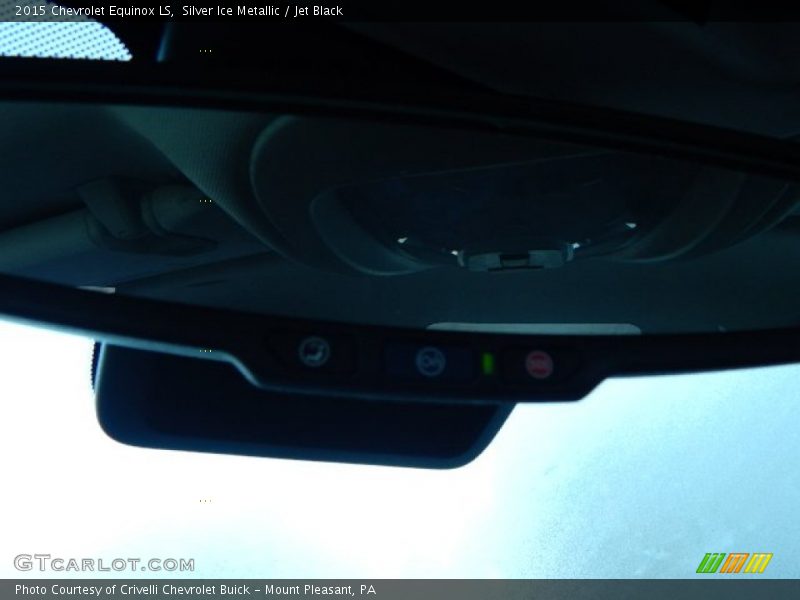 Silver Ice Metallic / Jet Black 2015 Chevrolet Equinox LS