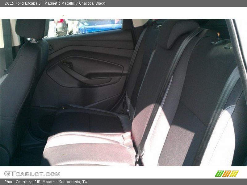 Magnetic Metallic / Charcoal Black 2015 Ford Escape S
