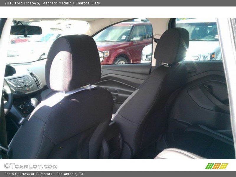 Magnetic Metallic / Charcoal Black 2015 Ford Escape S