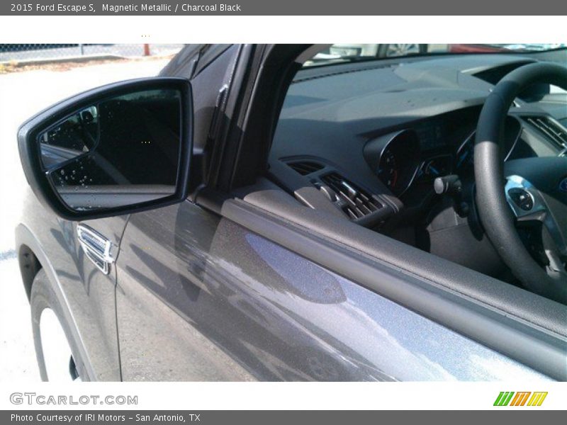 Magnetic Metallic / Charcoal Black 2015 Ford Escape S