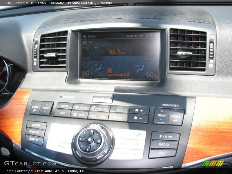 Diamond Graphite Metallic / Graphite 2006 Infiniti M 35 Sedan