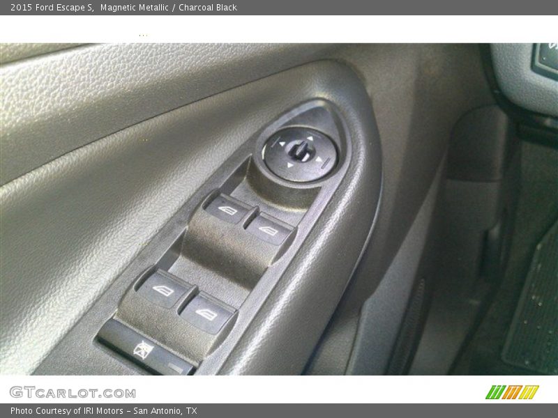 Magnetic Metallic / Charcoal Black 2015 Ford Escape S