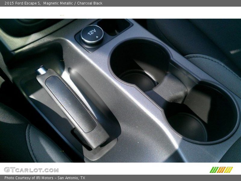 Magnetic Metallic / Charcoal Black 2015 Ford Escape S
