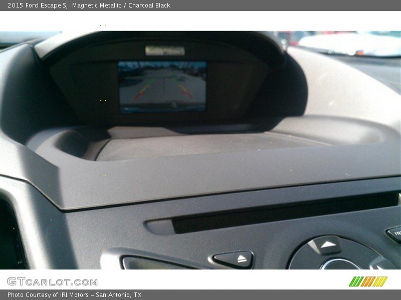 Magnetic Metallic / Charcoal Black 2015 Ford Escape S