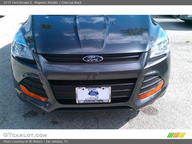 Magnetic Metallic / Charcoal Black 2015 Ford Escape S