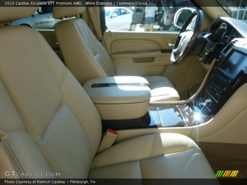 White Diamond / Cashmere/Cocoa 2010 Cadillac Escalade EXT Premium AWD